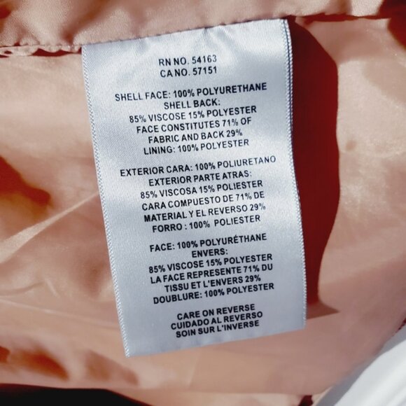 Levis Strauss Limited Edition Tan Faux Leather Moto Jacket - Picture 11 of 15